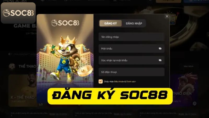 Đăng Ký Soc88 - Hướng Dẫn Các Bước Nhanh Chóng, An Toàn 3 Hướng dẫn các bước đăng ký tài khoản Soc88 nhanh chóng